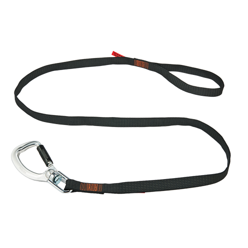 Squids&reg; 3129 Double-Locking Tool Lanyard with Swivel, Fixed Length, Carabiner/Loop Chandler Sales