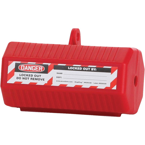 Stopout&reg; StopPlug Lockout, Plug Type Chandler Sales