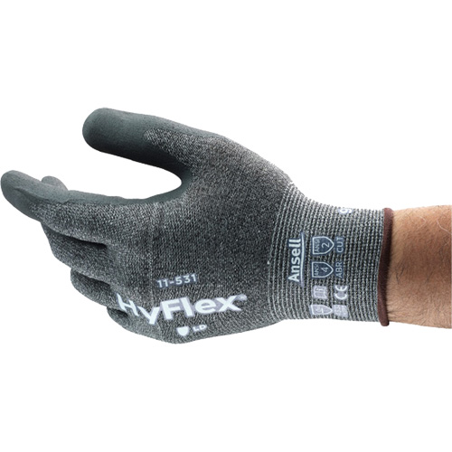 Gant enduit Hyflex r&eacute;sistant &agrave; la coupe, 6, R&ecirc;vetement Nitrile, Calibre 18, Enveloppe en Nylon Chandler Sales