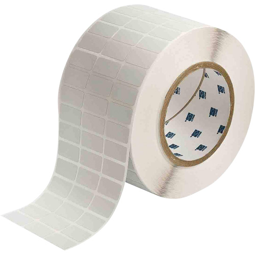 &eacute;tiquettes lustr&eacute;es pour plaques signal&eacute;tiques, Polyester m&eacute;talis&eacute;, 1" lo x 0,5" h, Argent Chandler Sales