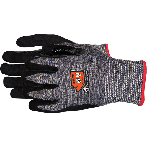 Gants en tricot de composite r&eacute;sistant aux coupures, Taille Moyen/8, Calibre 13, Rev&ecirc;tement Mousse de nitrile, Enveloppe en Acier inoxydable/PEHP/TenActiv, ASTM ANSI niveau A7 Chandler Sales