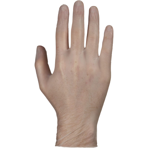 Gants jetables, Petit, Vinyle, 4 mils, Sans poudre, Blanc Chandler Sales