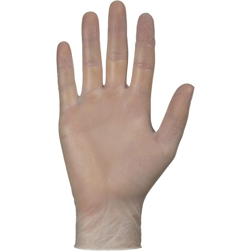 Gants jetables, Petit, Vinyle, 4 mils, Sans poudre, Blanc Chandler Sales