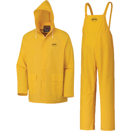 577 3-Piece Rain Suit, Polyester/PVC, 5X-Large, Yellow Chandler Sales