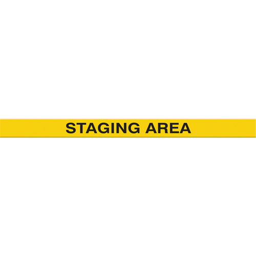 Tough-Mark Heavy-Duty Floor Marking, Rectangle, 48" L x 3" W, Yellow, Polyethylene Chandler Sales