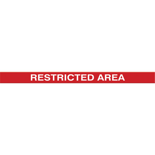 Tough-Mark Heavy-Duty Floor Marking, Rectangle, 48" L x 3" W, Red, Polyethylene Chandler Sales