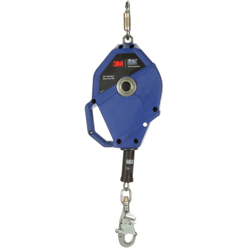 Cordage de s&eacute;curit&eacute; autor&eacute;tractable avec verrouillage intelligent, 50', Acier inoxydable, Pivotant Chandler Sales