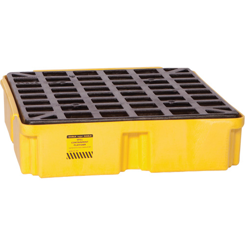 Plateforme de d&eacute;versement modulaire, Capacit&eacute; de d&eacute;versement 15 gal. US, 26" x 26,25" x 6,5" Chandler Sales