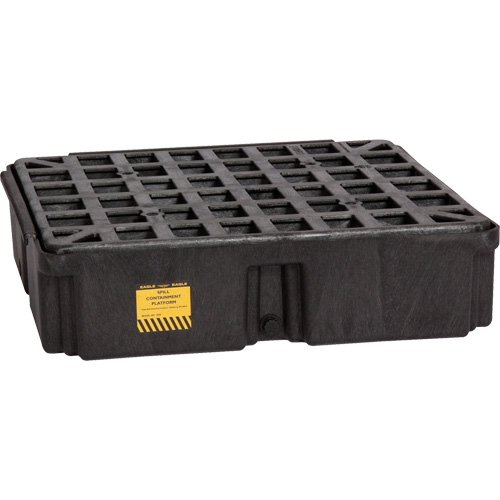 Plateforme de d&eacute;versement modulaire, Capacit&eacute; de d&eacute;versement 15 gal. US, 26" x 26,25" x 6,5" Chandler Sales
