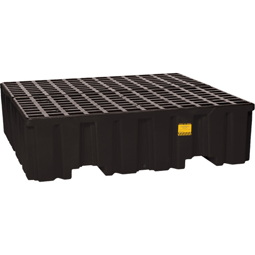 Spill Containment Pallet, 132 US gal. Spill Capacity, 51" x 52.5" x 13.75" Chandler Sales