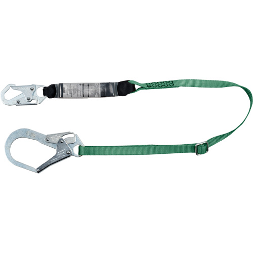 V-Series Lanyard, 6', Rebar Hook Center, Snap Hook Leg Ends, Polyester Chandler Sales