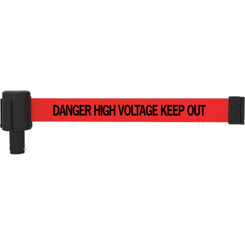 PLUS Banner Cassettes, Danger High Voltage Keep Out, 15', Red Tape Chandler Sales