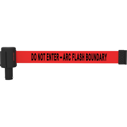 Cassette de banni&egrave;re PLUS, Do Not Enter - Arc Flash Boundary, 15', Ruban Rouge Chandler Sales