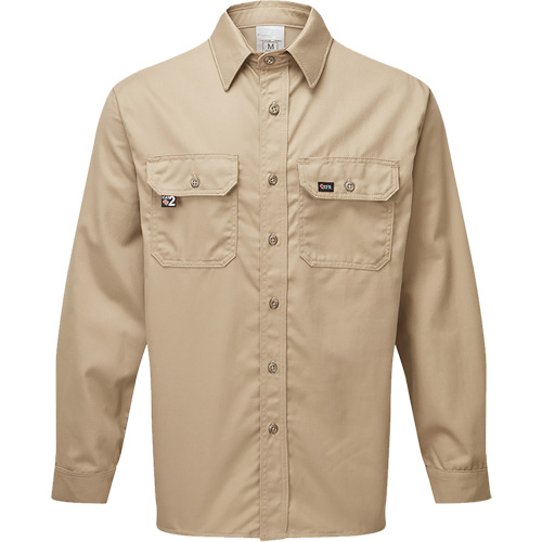 UltraSoft&reg; 7 oz. Deluxe Work Shirt, Medium (Tall), Khaki Chandler Sales