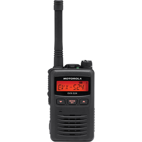 Radio portative de s&eacute;rie EVX-S24, Bande UHF, 256 canaux, Port&eacute;e 200 000 pi² Chandler Sales