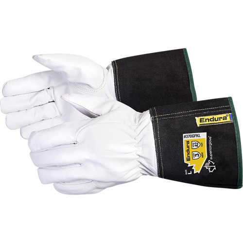 Endura&reg; TIG Welding Gloves, Grain Goatskin, Size Medium Chandler Sales
