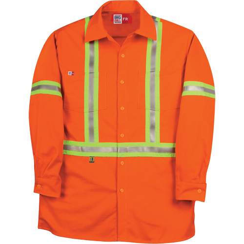 Westex UltraSoft&reg; Industrial Work Shirt, Small, Orange Chandler Sales