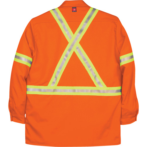 Westex UltraSoft&reg; Industrial Work Shirt, Small, Orange Chandler Sales