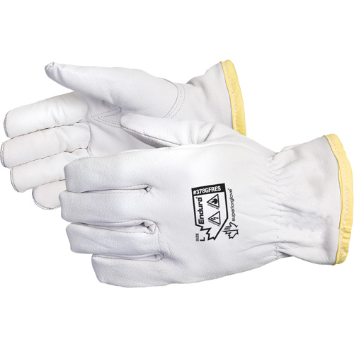 Gants de conducteur antistatiques et ignifuges Endura, Petit, Paume en Cuir fleur de ch&egrave;vre, Rhovyl Chandler Sales