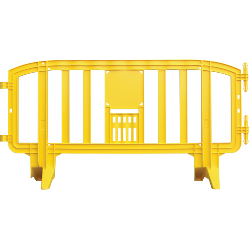 Barricade Movit, Emboîtables, 78" lo x 39" h, Jaune Chandler Sales