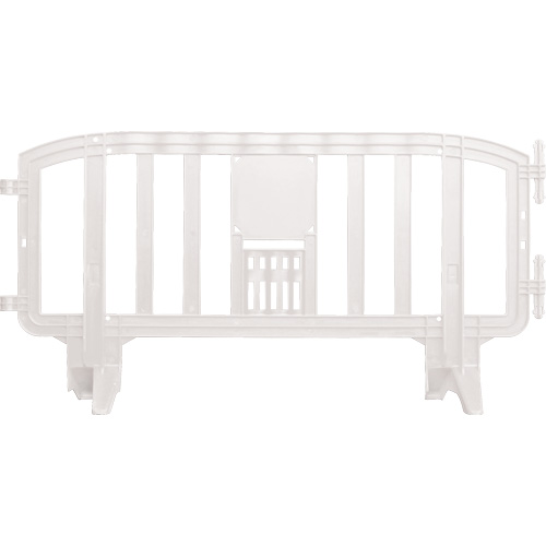 Barricade Movit, Emboîtables, 78" lo x 39" h, Blanc Chandler Sales