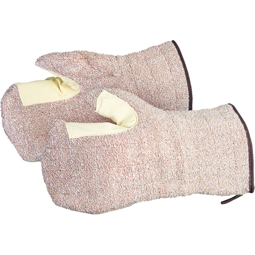 Mitaines de four CoolGrip, Tissu &eacute;ponge, Grand, Prot&egrave;ge jusqu'&agrave; 446° F (230° C) Chandler Sales