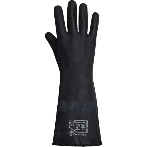 Gants &agrave; usage intensif r&eacute;sistants &agrave; la chaleur & aux produits chimique SolvStop, N&eacute;opr&egrave;ne, 8, Prot&egrave;ge jusqu'&agrave; 392° F (200° C) Chandler Sales