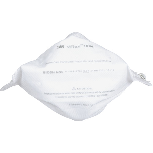 VFlex Healthcare Particulate Respirator and Surgical Mask, N95, NIOSH Certified Chandler Sales
