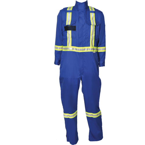 Combinaisons ignifuges &agrave; bandes Firewall FR, Taille T-petit, Bleu royal Chandler Sales