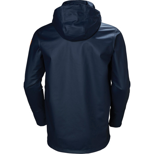 Gale Rain Jacket, Polyester/Polyurethane, Medium, Navy Blue Chandler Sales