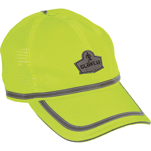 GloWear&reg; 8930 High Visibility Baseball Cap, High Visibility Lime-Yellow, Polyester Chandler Sales