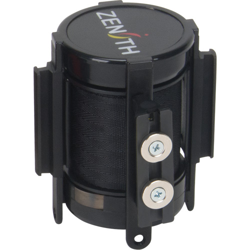 Cassette de ruban magn&eacute;tique pour barri&egrave;re de contr&ocirc;le des foules personnalis&eacute;e, 7', Ruban Noir Chandler Sales