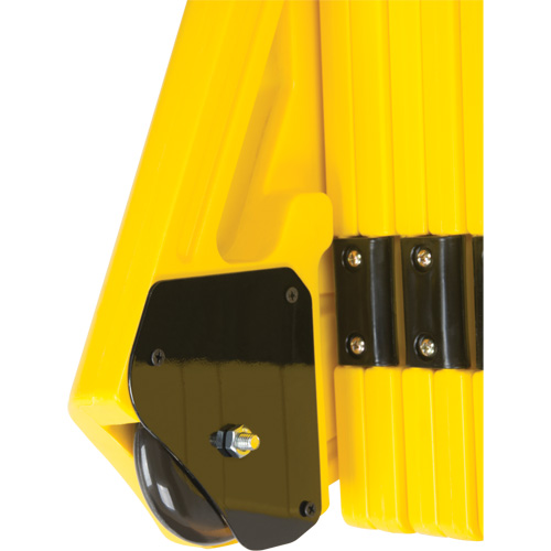 Barri&egrave;re mobile portative, 40" h x 13' lo, Jaune Chandler Sales
