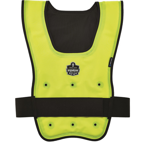 Chill-Its&reg; 6687 Economy Dry Evaporative Cooling Vest, Large/X-Large, High Visibility Lime-Yellow Chandler Sales