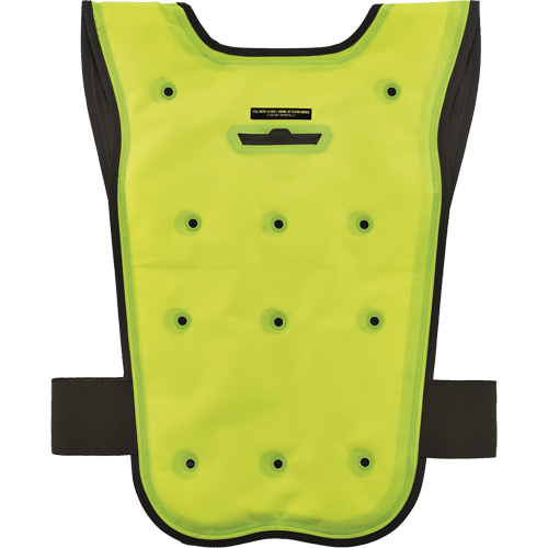 Chill-Its&reg; 6687 Economy Dry Evaporative Cooling Vest, Large/X-Large, High Visibility Lime-Yellow Chandler Sales