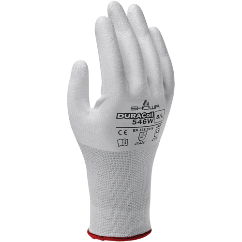 546W Cut Resistant Gloves, Size 6/Small, 13 Gauge, Polyurethane Coated, HPPE Shell, ANSI/ISEA 105 Level 3/EN 388 Level C Chandler Sales