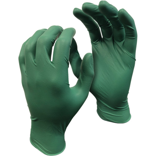 Gants 5559PF Green Monkey, Petit, Nitrile, 4 mils, Sans poudre, Vert Chandler Sales