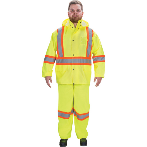 V&ecirc;tements imperm&eacute;ables RZ1000, Polyester, Petit, Jaune lime haute visibilit&eacute; Chandler Sales