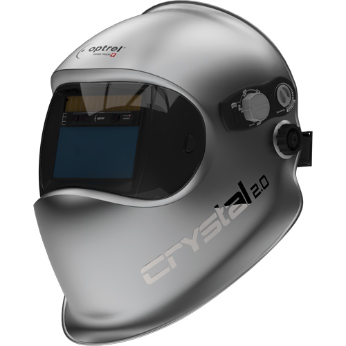 Masque de soudage auto-assombrissant Crystal 2.0, 3,94" lo x 1,97" la Champ de vision, Teinte 2/4 - 12, Argent Chandler Sales