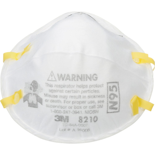 Respirateur contre les particules, N95, Certifi&eacute; NIOSH Chandler Sales