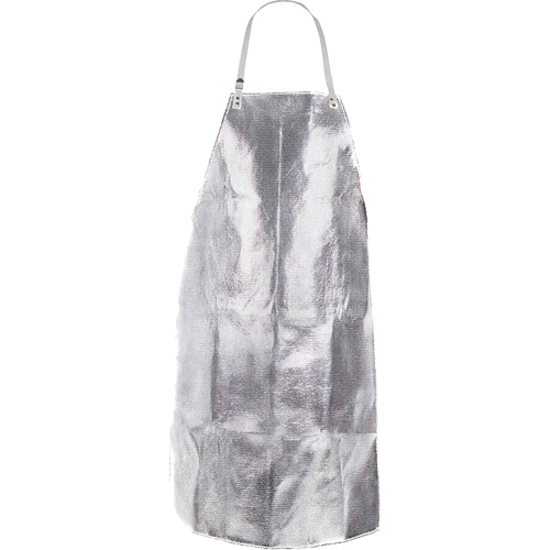 Heat Resistant Apron with Strap, 24" W x 42" L, Aluminized Kevlar&reg; Chandler Sales