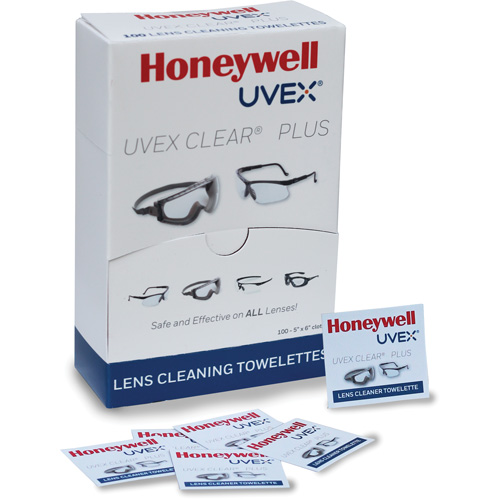 Serviettes Uvex Clear Plus, 5,25" x 8", Paquet de 100 Chandler Sales