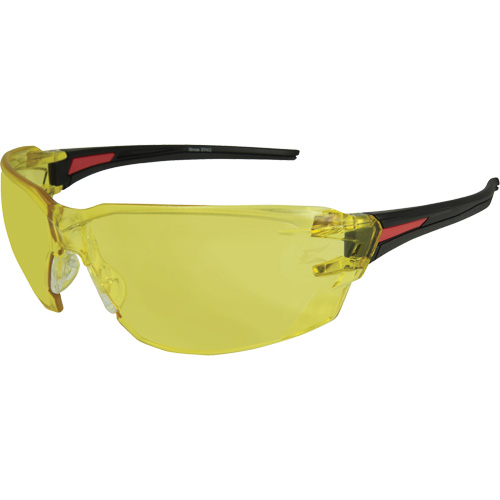Lunettes de s&eacute;curit&eacute; Nevosa, Lentille Jaune, Anti-&eacute;gratignures, R&eacute;pond ou surpasse la norme CSA Z94.3 Chandler Sales