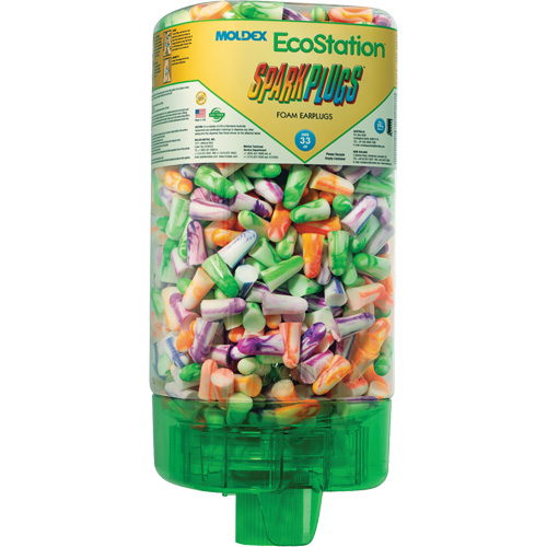 Trousse de d&eacute;marrage de distributeur de bouchons d'oreilles EcoStation SparkPlugs Chandler Sales