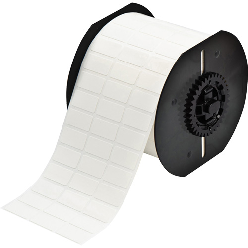 B33 Series Repositionable Adhesive Labels, Vinyl, 1" L x 0.5" H, White Chandler Sales