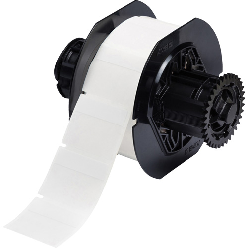 B33 Series Self-Laminating Labels, Vinyl, 1.75" L x 1.5" H, White Chandler Sales