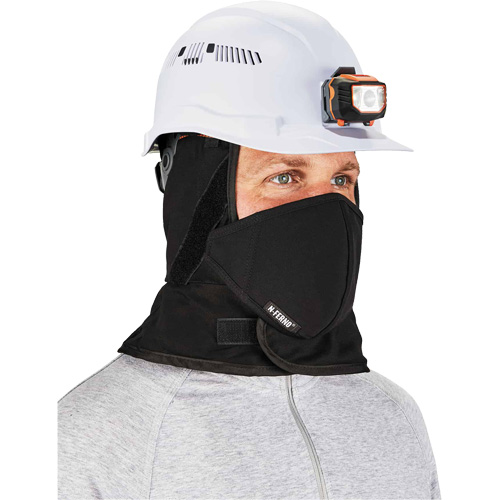 Doublure de casque de s&eacute;curit&eacute; d'hiver N-Ferno avec cache-bouche, Doublure en Molleton, Taille unique, Noir Chandler Sales