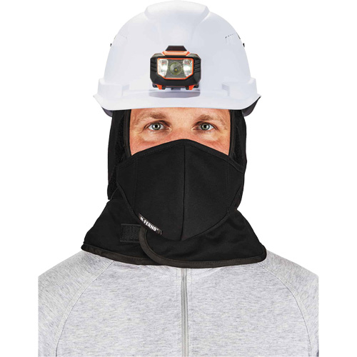 Doublure de casque de s&eacute;curit&eacute; d'hiver N-Ferno avec cache-bouche, Doublure en Molleton, Taille unique, Noir Chandler Sales