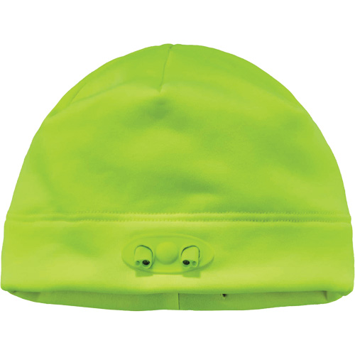 Bonnet N-Ferno &agrave; lumi&egrave;res DEL, Taille unique, Vert lime haute visibilit&eacute; Chandler Sales