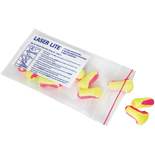 Howard Leight Laser Lite&reg; Single-Use Earplugs, Bulk - Polybag Chandler Sales
